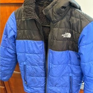 Boys North Face reversible coat.